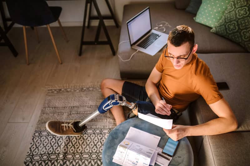 man filing a social security disability claim in Los Angeles