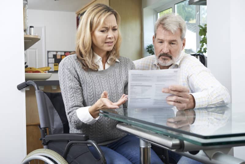 a disabled person receiving their notification letter form the SSA